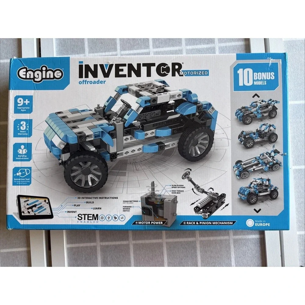 Engino Inventor: Offroader Motorized Set- Building STEM Toys for Kids Ages 9+ (1